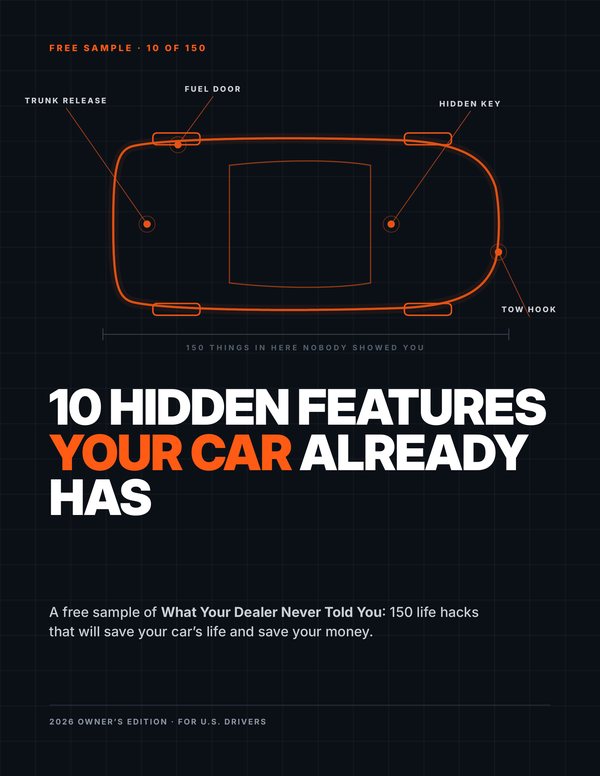 Cover of the free sample: 10 hidden features your car already has